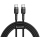 BASEUS USB-C USB-C Baseus Cafue PD 60W 1m czarno-szary CATKLF-GG1 - 691506 - zdjęcie 2